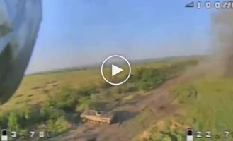 Defense forces destroyed occupiers' infantry fighting vehicles