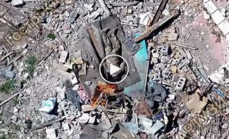 Оккупант несвоевременно вылез из укрытия и был ликвидирован операторами беспилотников группы Гострі Картузи