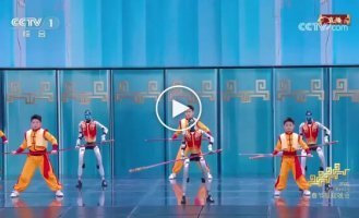 Robots at a gala concert in honor of the Chinese New Year