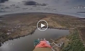 Avdiivka direction, Arrival of a Ukrainian FPV drone on a Russian infantry fighting vehicle with armored infantry