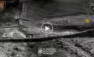 Russian positions under mortar fire