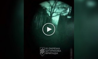 Soldiers of the 3rd assault brigade showed footage of night raids in Avdeevka