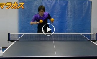 When Asian Table Tennis Players Get Bored