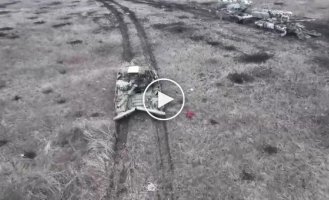 Repelling a Russian mechanized attack using FPV drones