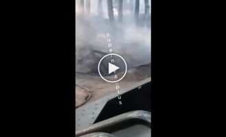 На Херсонщині згоріло місце постійної дислокації десантників 104 дивізії армії РФ