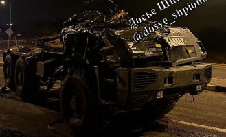 On the evening of March 16, a fatal accident involving Russian military personnel occurred in the Belgorod area (3 photos)