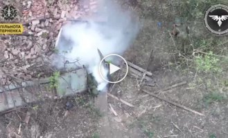 The Russian invader caught fire from an attack by soldiers of the 47th Mechanized Infantry Brigade in the Donetsk region