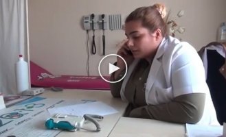 Беременная кошка пришла в клинику к добрым врачам за помощью