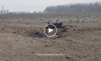 A Ukrainian FPV drone destroyed a Russian BM-21 Grad MLRS, killing the crew