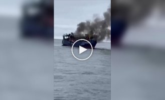 During exercises of the Russian Baltic Fleet, a missile hit a Russian trawler Captain Lobanov