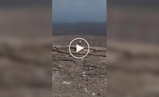 Barringer Crater in Arizona - a giant impact bowl, preserved almost intact