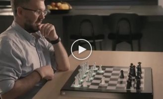 Smart chess: they move the pieces themselves and let them play over the network