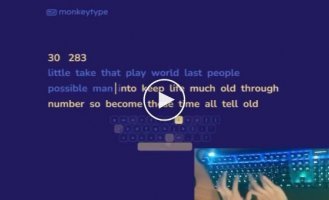 Broken world record for fastest typing