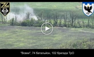 Aerial reconnaissance "Wolves" of the 74th Territorial Defense Battalion corrects the work of artillery