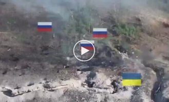 4 Russian invaders attack the trenches of the K-2 battalion