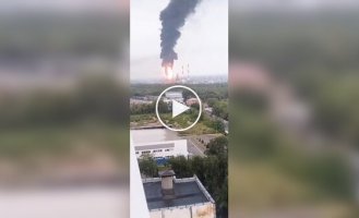 Удари по регіонах РФ: горить Новокуйбишевський НПЗ