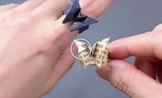What to do at work: making paper rings