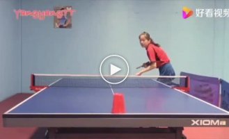 What a professional table tennis player's training looks like