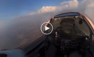 Пилот украинского истребителя МиГ-29 сбивает российский ударный БПЛА Shahed