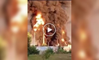 A Russian oil storage facility in the Volgograd region was attacked