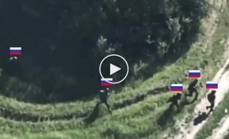 A Russian assault group is ambushed in the village of Staritsa, Kharkov region