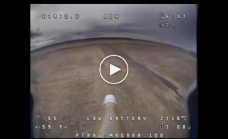 Destruction of Russian equipment using kamikaze drones