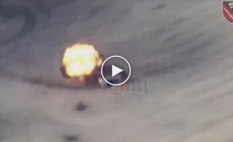 HIMARS MLRS destroyed a rare Russian Uragan-1M MLRS for the first time near the village of Kulemzino in the Kursk region
