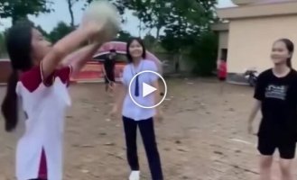 When No talent, but a will: a school ball game