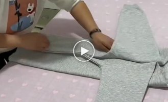 Life hack: how to fold clothes beautifully and correctly