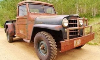 Willys: удивительный пикап 1952 года, который до сих пор работает в фермерской семье (18 фото)