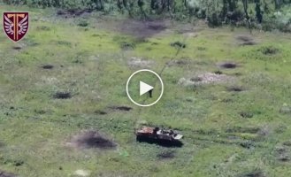 Elimination of a drunken occupier by kamikaze drone in a Ukrainian field