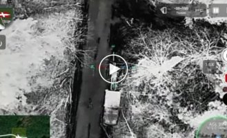 Warriors of the 14th Mechanized Infantry Brigade destroyed several enemy vehicles with precise drops of ammunition from a drone