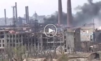 Азовсталь сегодня, видео попытки штурма фашистами завода