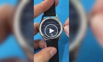 Часы с необычным циферблатом