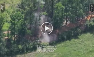 Воины 3 ОШБр уничтожили вражеский автоматический гранатомет и ликвидировали пехоту противника в Харьковской области