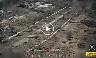 A kamikaze drone attacked an ATV with occupiers in the Avdiivka direction