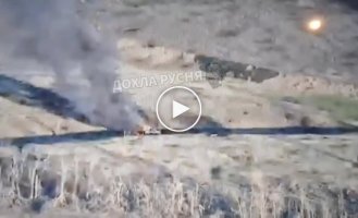 Video of the joint work of units of the 94th battalion of the 107th arr. Troop and the 66th separate mechanized brigade