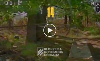 Soldiers of the 3rd Special Brigade showed the destruction of 180 invaders in the Kharkov region