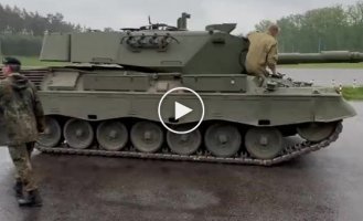 Training of Ukrainian tankers on Leopard 1A5DK tanks in Germany