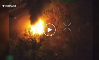 Прикордонники знищили 6 транспортних засобів та укриття ворога за допомогою Баби Яги