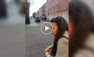 Нападение ирландца Абдуллы на сотрудника полиции