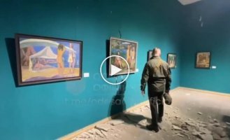 Consequences of the night attack on Odessa: Art Museum