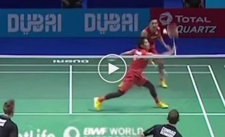 The most sticky seconds in badminton
