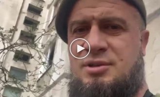 Боец с позывным «Таец» записывает видео на Северной Салтовке и обращается к киевлянам