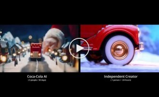 Парень воссоздал нейросетевой ролик Coca-Cola за 24 часа