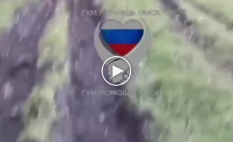 Russians hit a mine while driving through a field, 2 dead, 1 wounded