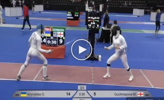 Ukrainian fencer Krivitskaya angered Russian Guchmazova by refusing to greet her