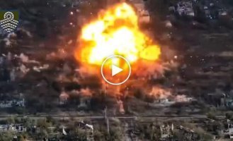 Destruction of the enemy TOS-1A Solntepek in the Pokrovsk direction