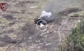Soldiers of the 79th Special Airborne Brigade destroy three enemy T-72B3M tanks, two armored personnel carriers and finish off Russian attack aircraft with drones near Kurakhovo