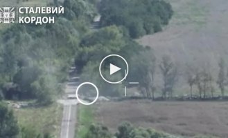 Mortar fire on Russian positions